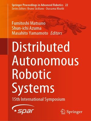 cover image of Distributed Autonomous Robotic Systems
